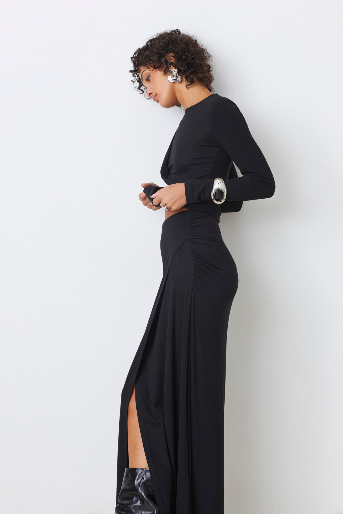 Fizz Black T-Shirt Skirt