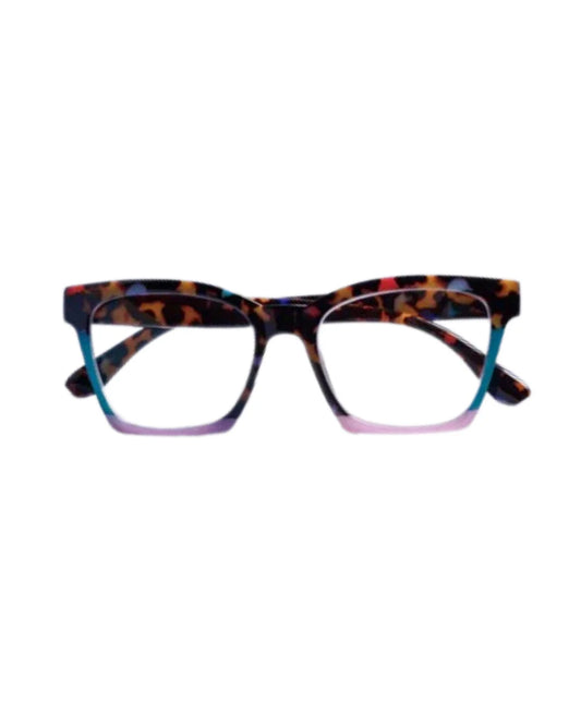 Peepfetti Tortoise  Colorblock Readers