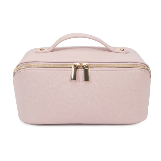 Leah Cosmetic & Toiletry Bag with monogram - CALL TO SPECIAL ORDER