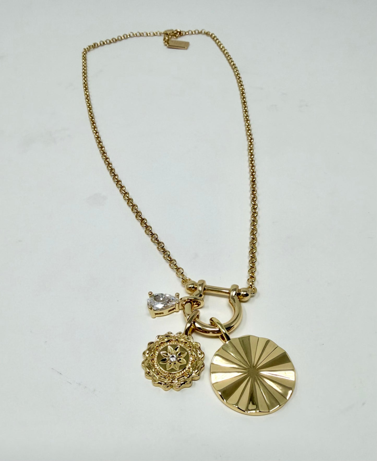 Charm Collector Necklace w/Bridget. Fleur & Gianna Charm