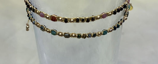 BL Greta - All over Beaded Lurex Bracelet