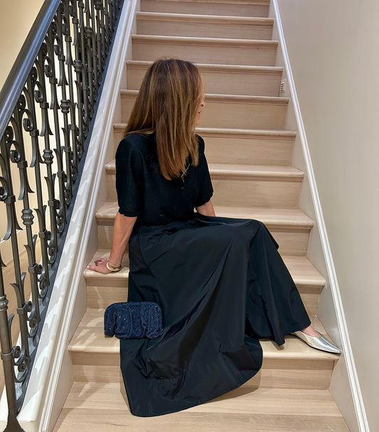 Black Nylon Skirt
