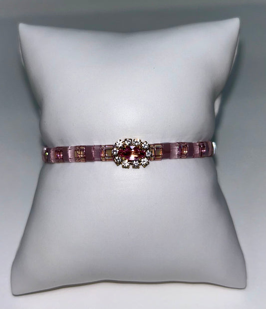 Lavendar/Lgt Purple Mix Bracelet