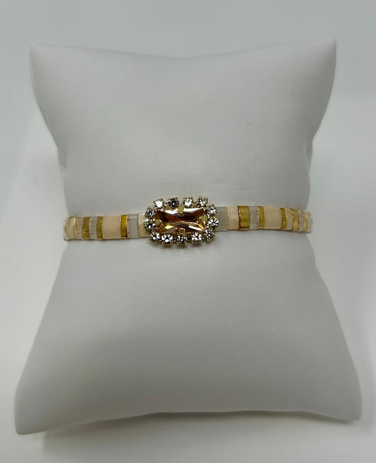 Peach Neutral mix Bracelet