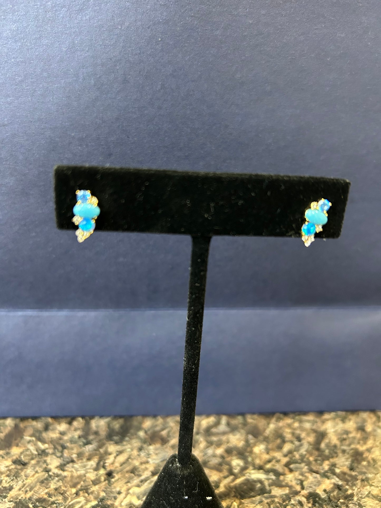 Riviera Stud Earrings Santorini