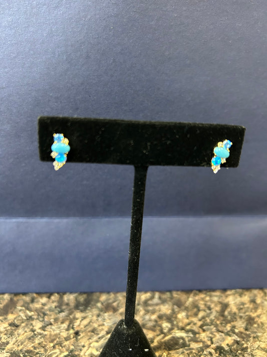 Riviera Stud Earrings Santorini