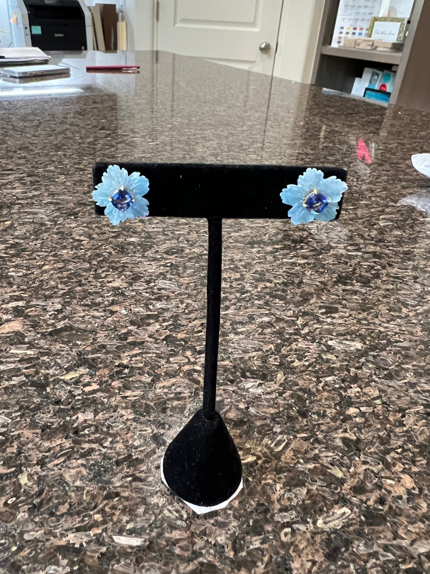 Flower Earring NE728 BQ#33G