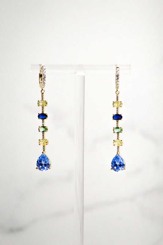 Jagger Earrings-Azur