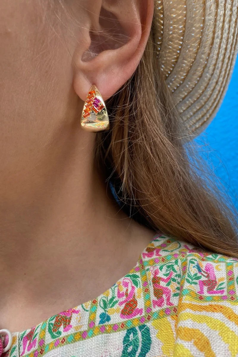 Junie Earrings-mango
