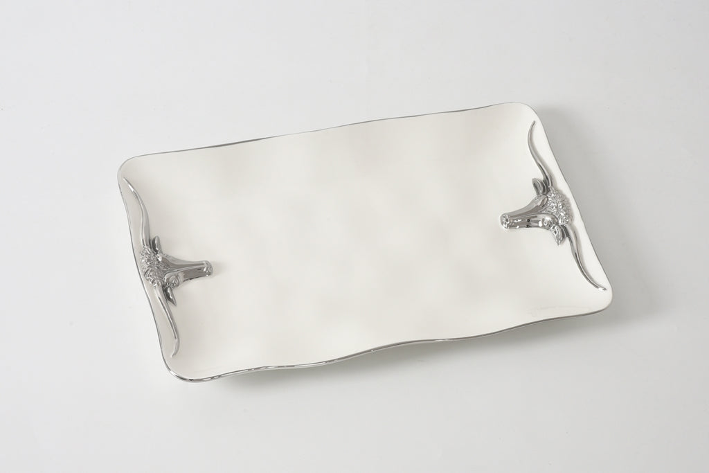 Rectangular Longhorn Platter