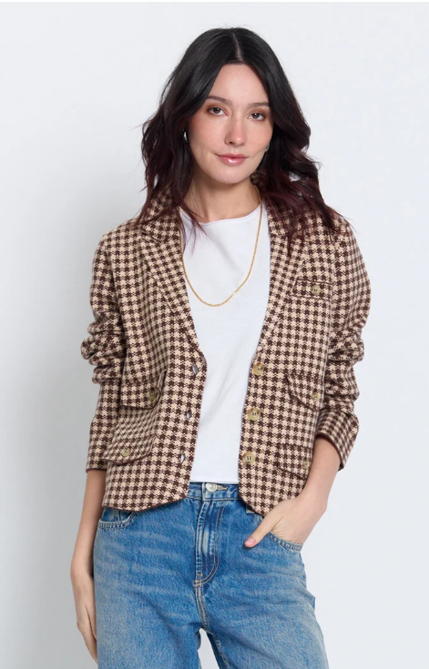 Marlo Jacquard Knit Blazer