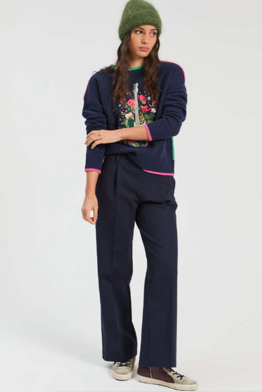 Navy Guitara Sweater