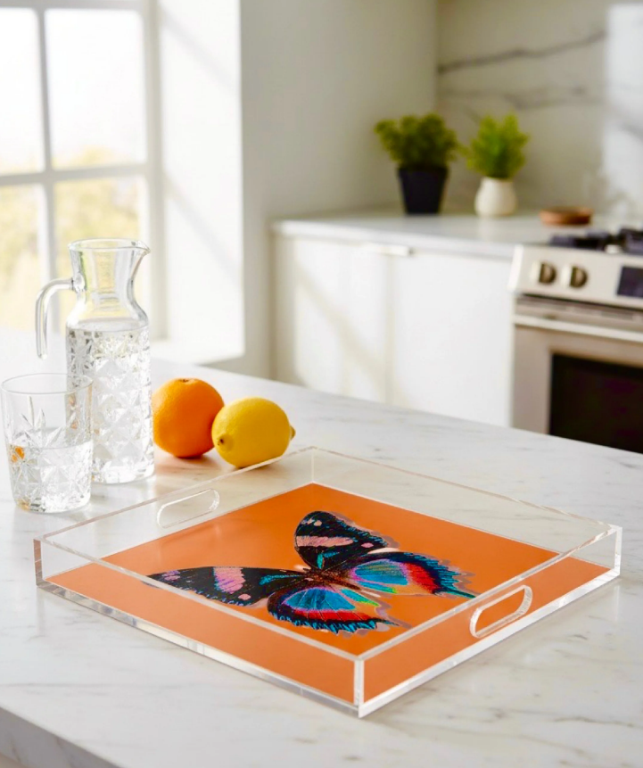 Large Square Acrylic Tray
