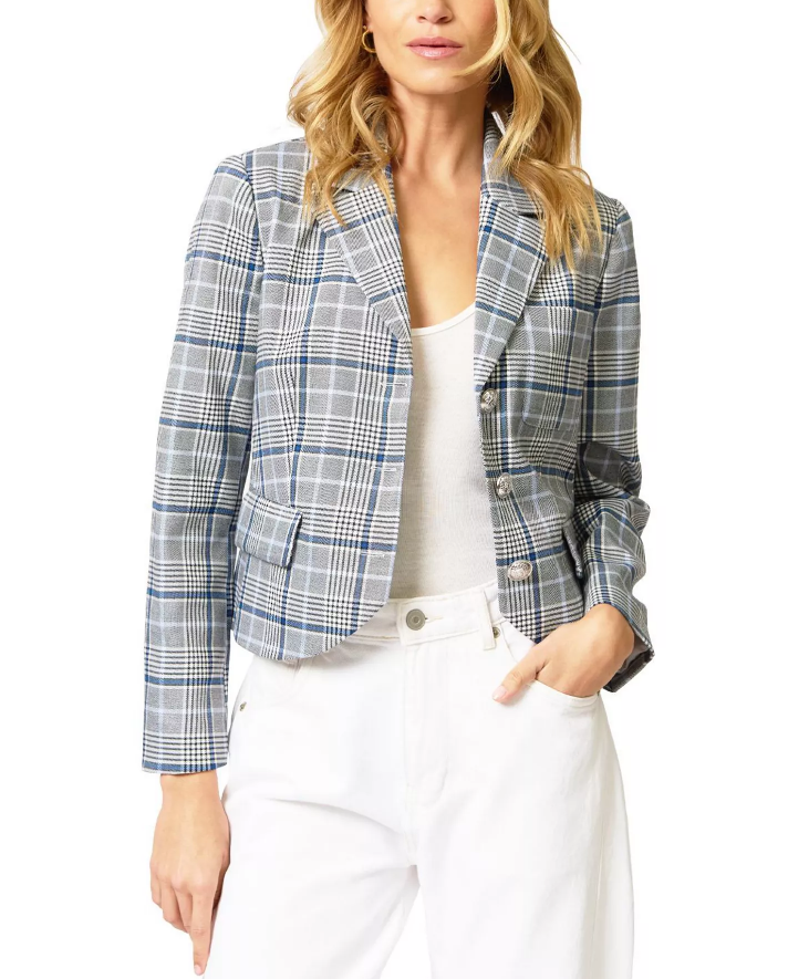Paulie Plaid Blazer
