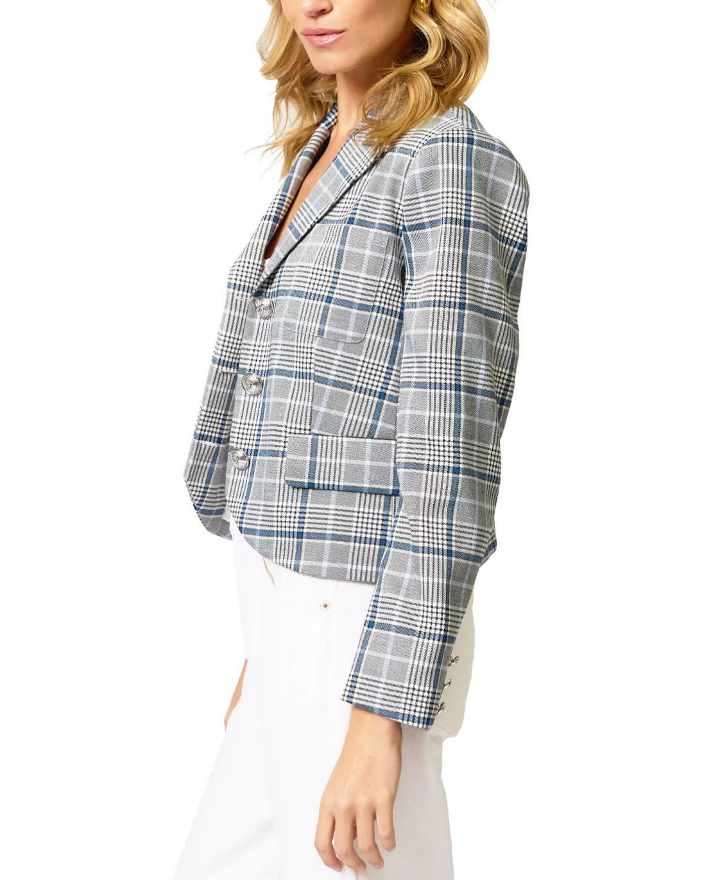 Paulie Plaid Blazer
