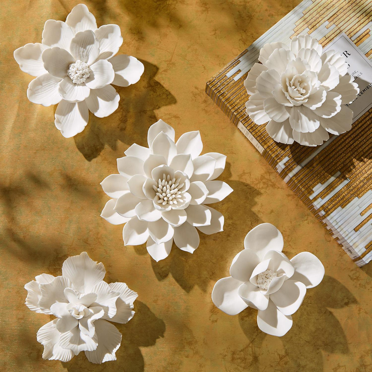 Flower Sculptures set of 5