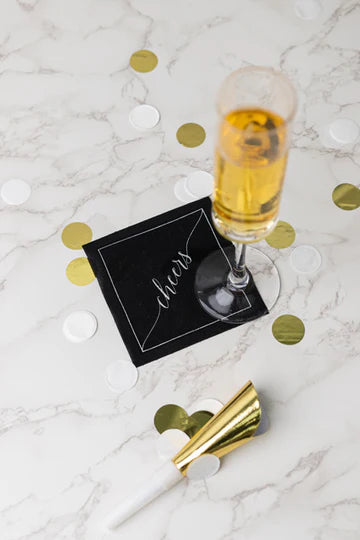 Gold, silver or Clear Cocktail Napkin Stand