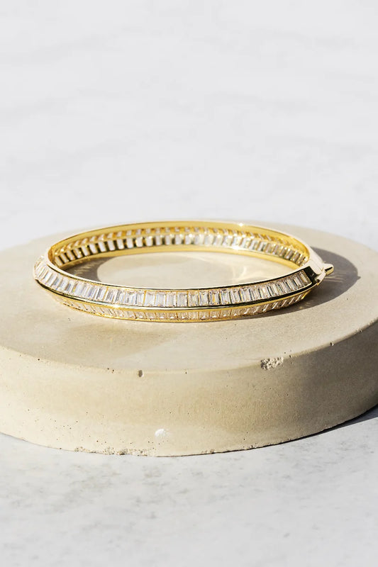 Razor Edge Bangle yellow gold