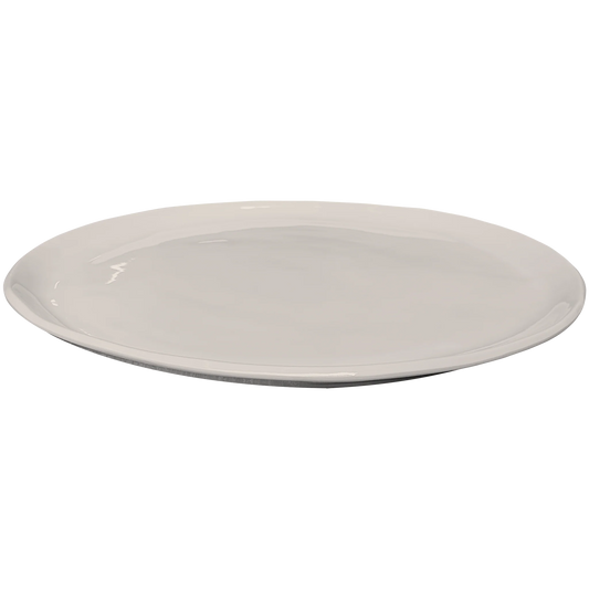 Simple Round Dinner Plate Stone