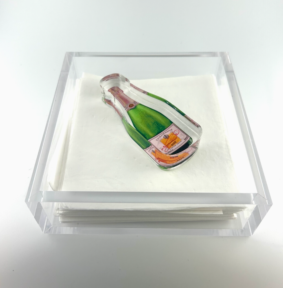 Napkin Weight with Holder and Napkins