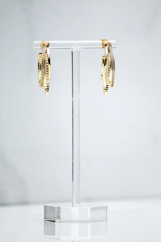 Triple Threat Earrings