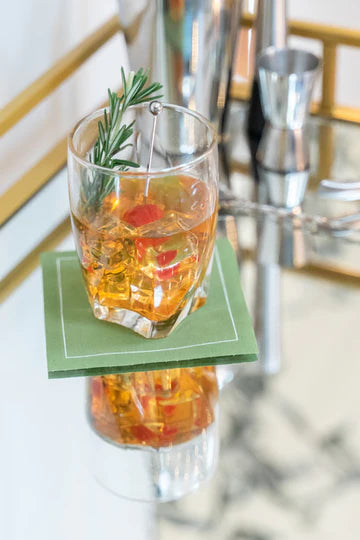 Gold, silver or Clear Cocktail Napkin Stand