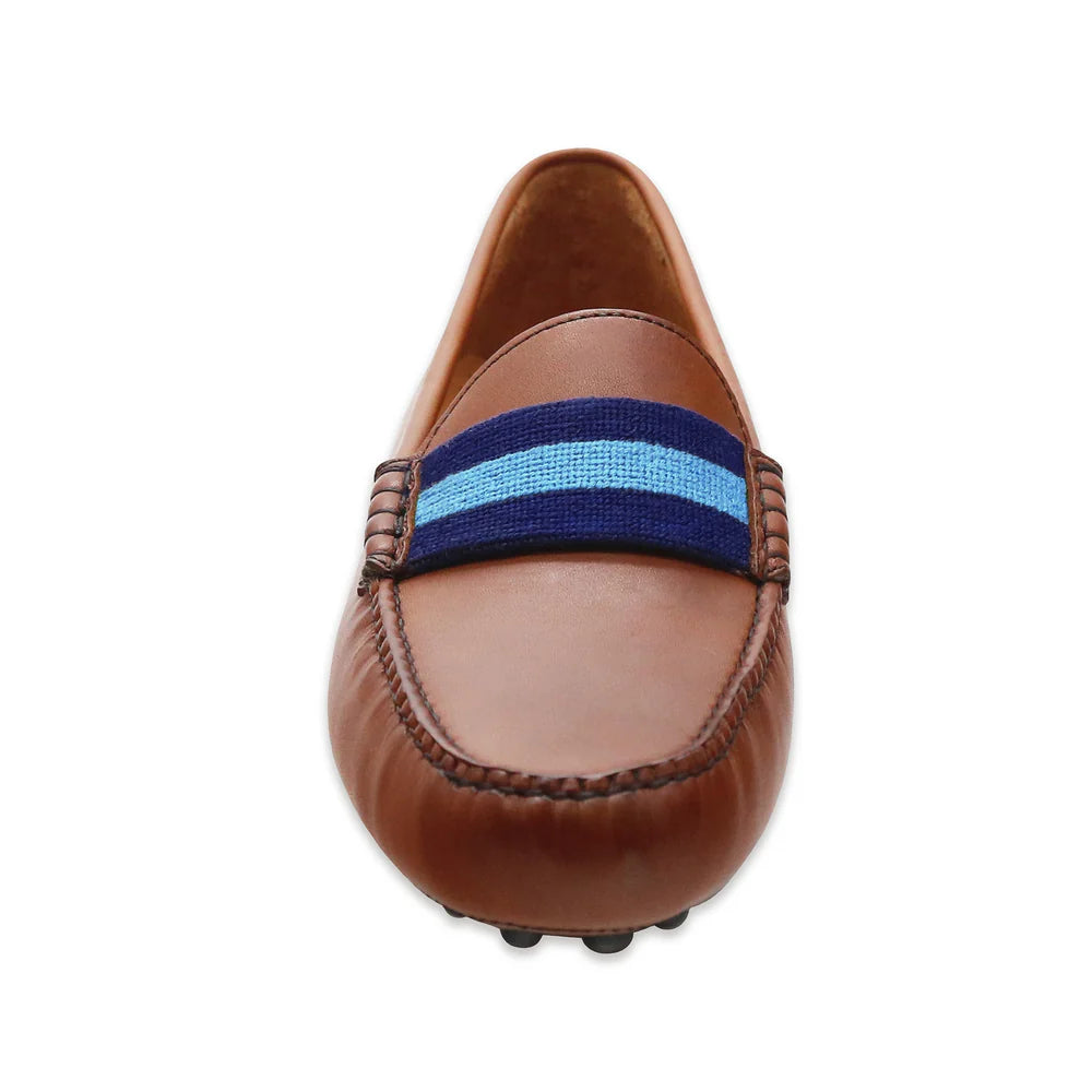 Needlepoint Collegiate Driving Shoes