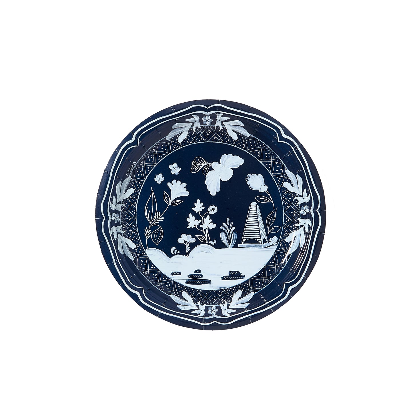 Navy Beachside Pavilion Dessert Paper Plates - 8 pack