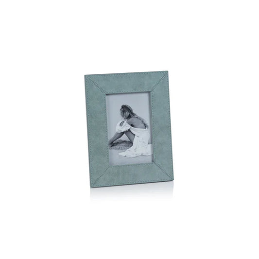 Suede Lux Photo Frame - Côte d'Azur Blue - 5X7