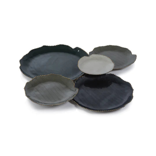 5 Cluster Enamled Serveware Set