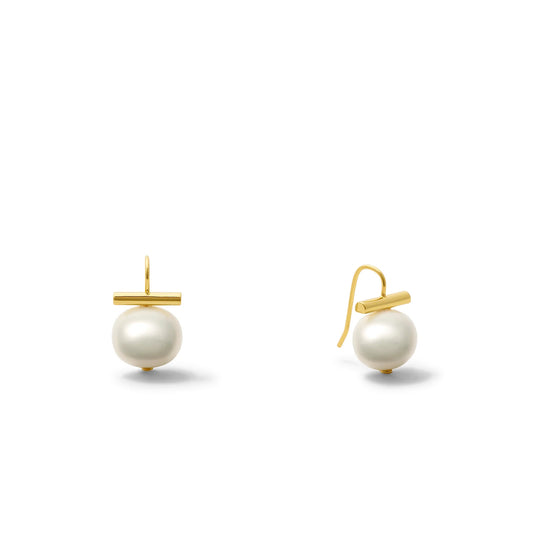 Baby Pebble Pearl Earrings