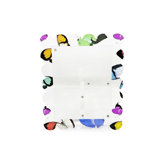 Butterflies Acrylic Scallop Frame 7X9