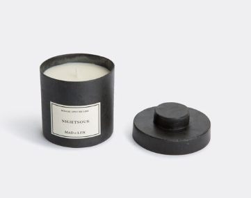 Night Souk Bougie Apothicaire Black Wax Candle