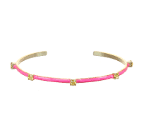 Everly Cuff in Pink Yellow