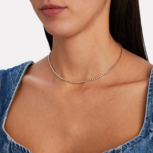 16" Dina Diamond Star Necklace