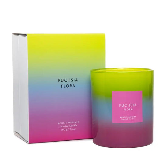 Fuchsia Flora Candle