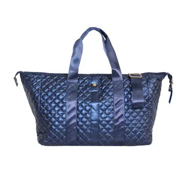 Diamond Weekender Travel Bag Pearl