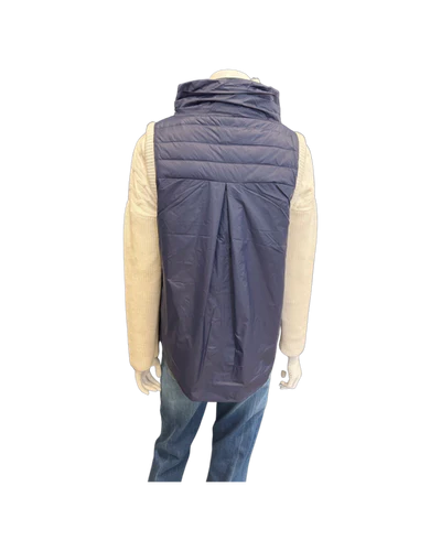 Wynn Gilt-Navy/Snow Puffer Vest