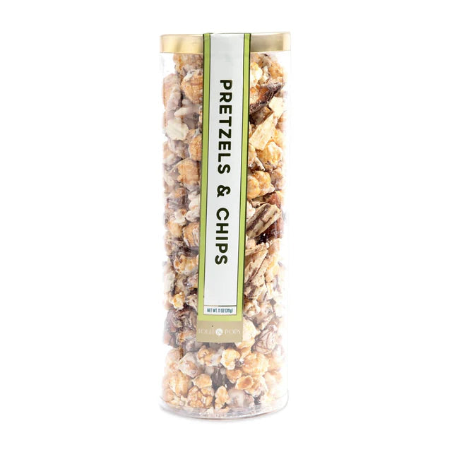 Chip & Pretzels Popcorn Tube