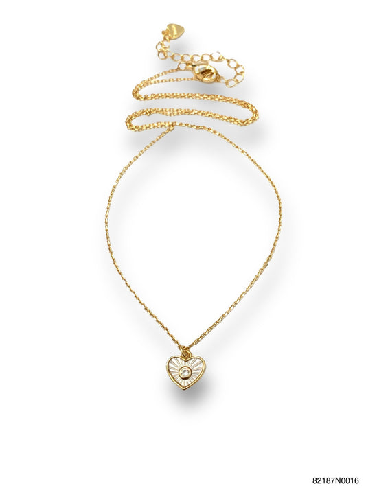 Nora Short Necklace Heart