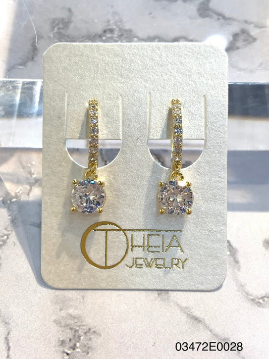 Clara Huggie Hoop Gold or Silver