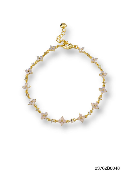 Audrey B, G, Rose Opal Bracelet