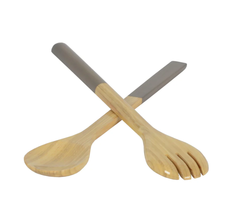 Large Bamboo Salad Server