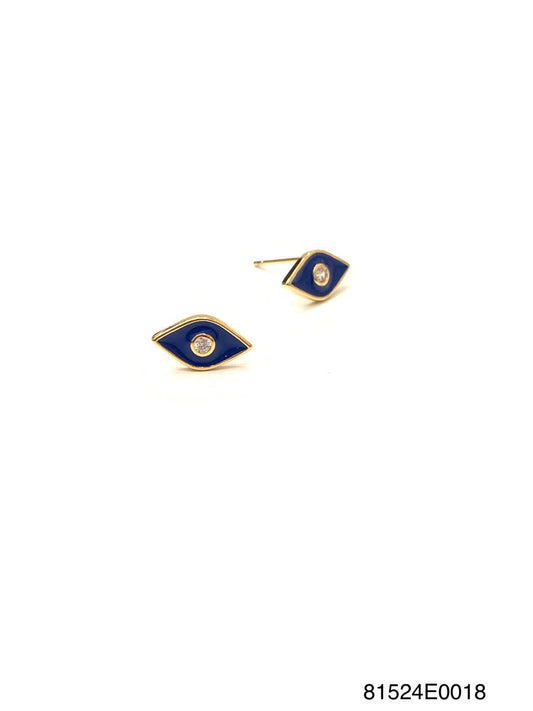 Lil Soteria stud E Gold & Navy