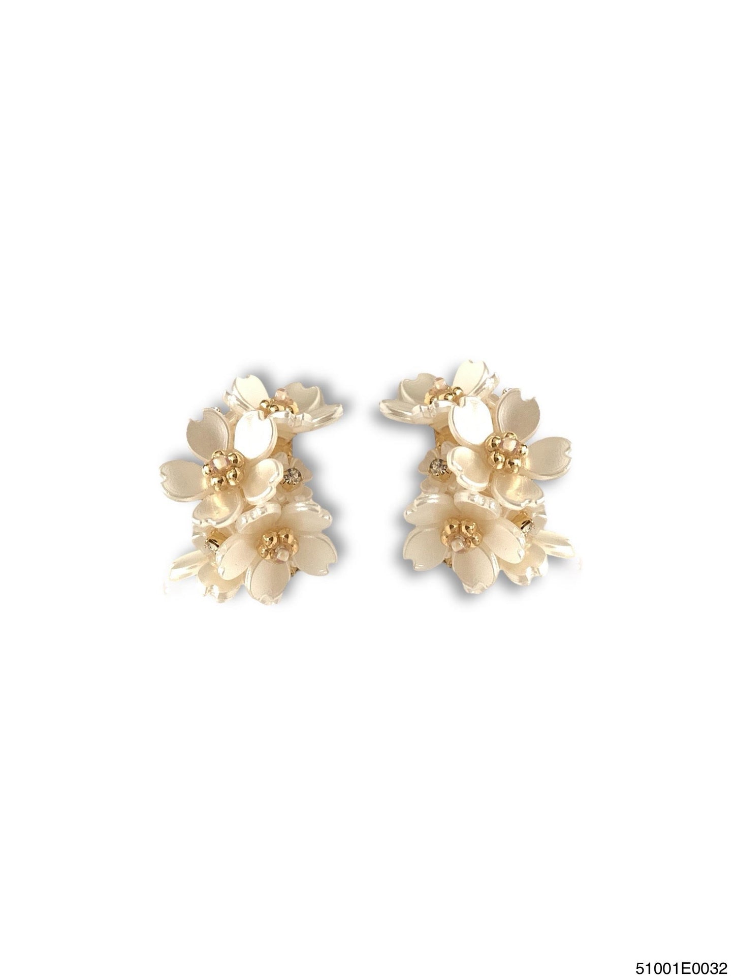 Dani Sakura Hoop small gold