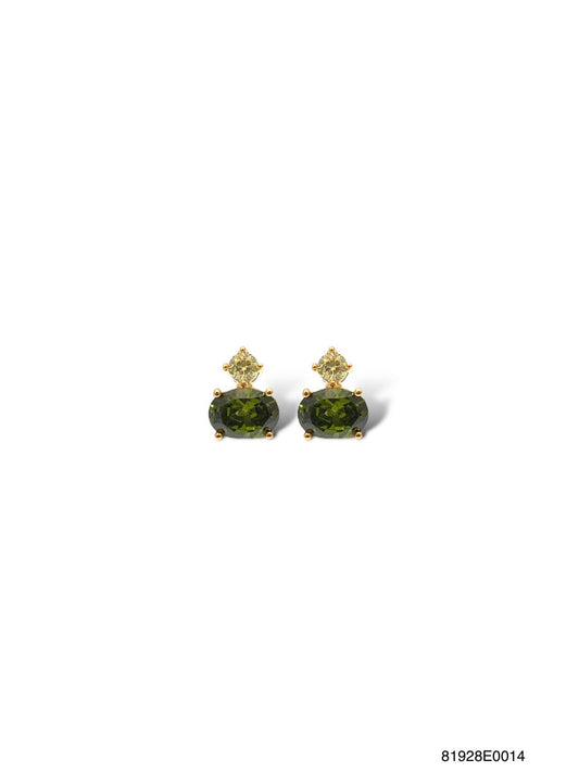 Elle Stud E G Peridot