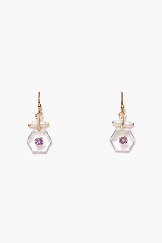 Clear Quartz Earrimg
