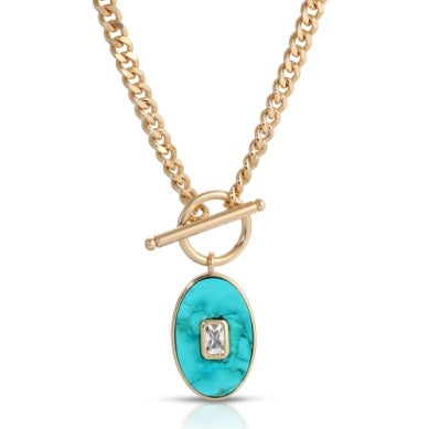 Turquoise Juno Pendant Necklace